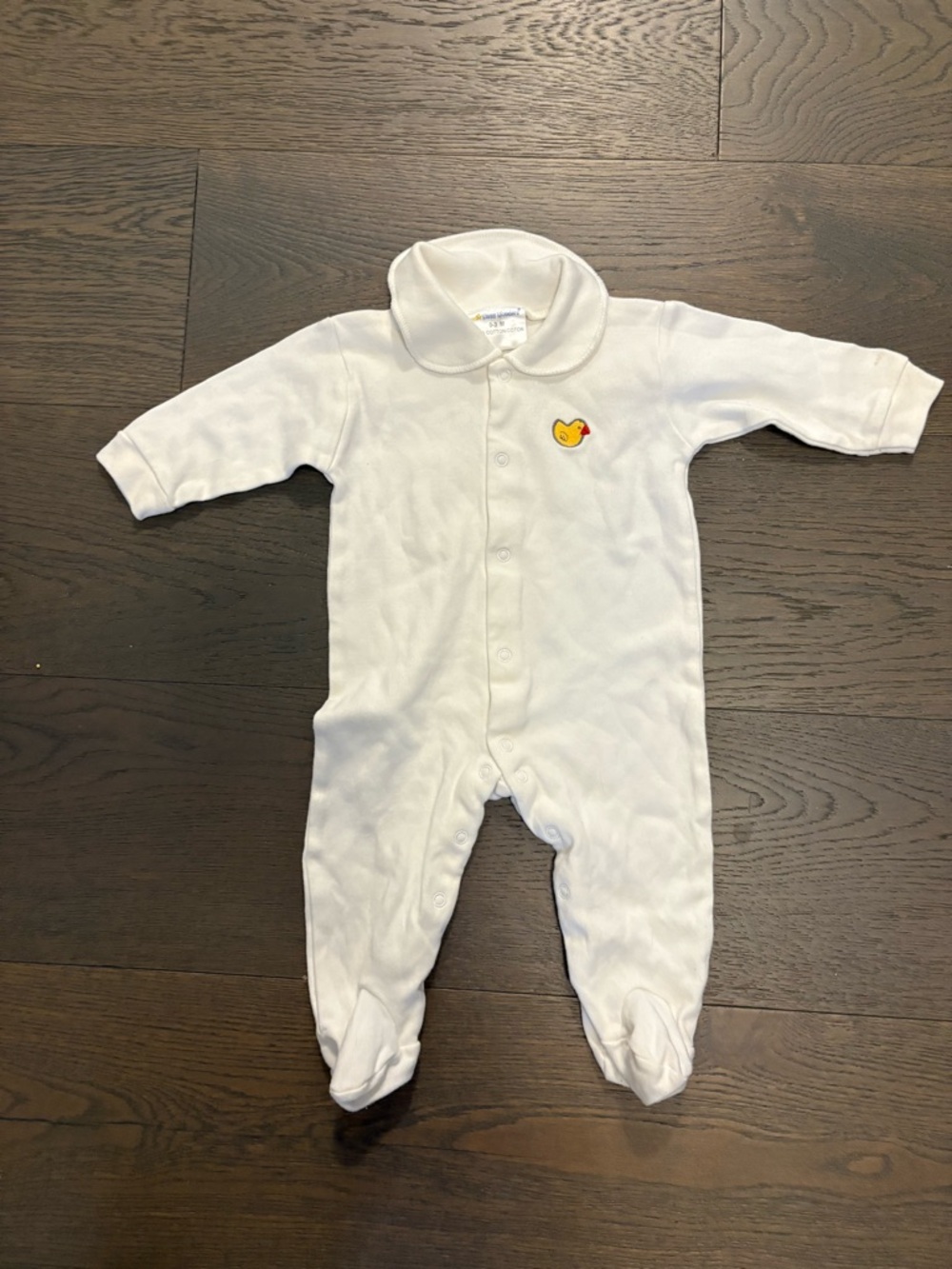 Small wonders baby white sleeper 0-3M VGUC